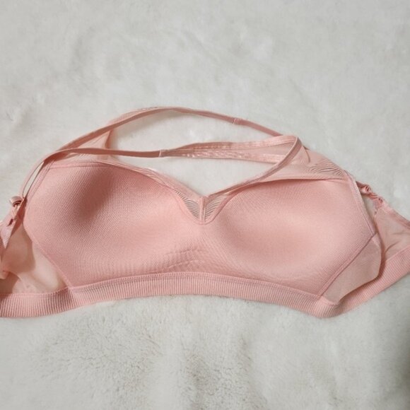 Victorias's Secret Elegant Pink Mesh Bra - Picture 8 of 11